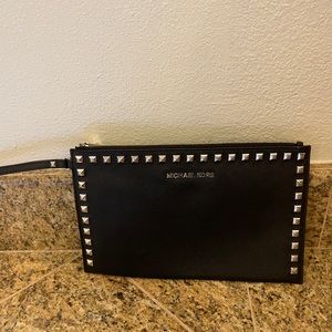 Michael Kors Black Wristlet/Clutch